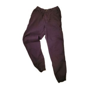 Bearbottoms Black Modern Jogger Elastic Button Pockets Size Small